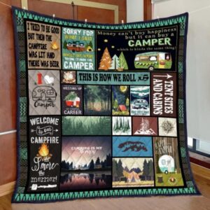 Camping Quilt Blanket Ver 21  Quilt